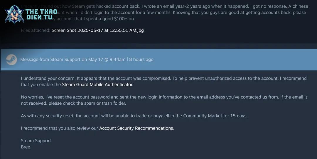 Bài Học Về Bảo Mật Tài Khoản Steam Cho Game Thủ Việt