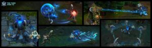 Model mới và các hạt màu xanh cho Thresh.